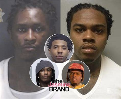 all ysl members arrested|young thug ysl rico charges.